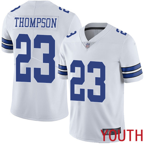 Youth Dallas Cowboys Limited White Darian Thompson Road 23 Vapor Untouchable NFL Jersey